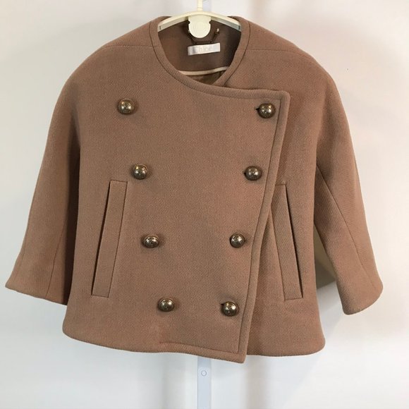 Chloe Jackets & Blazers - Chloe Short Camel Coat S